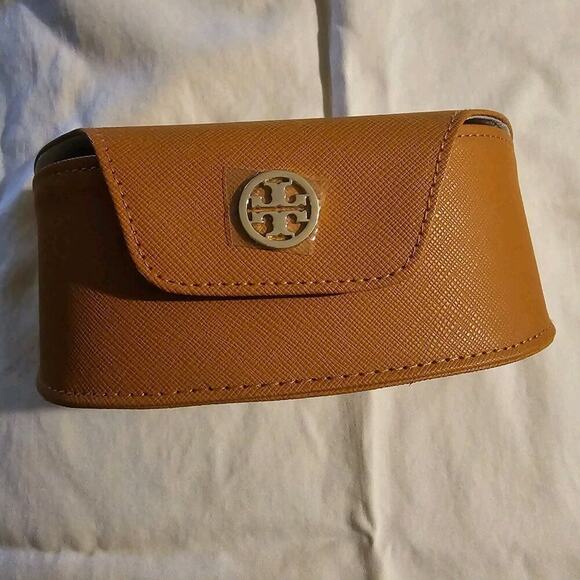 Tory Burch Womens Square Sunglasses Beige Blue Accent Tint‎ With Case main image 8